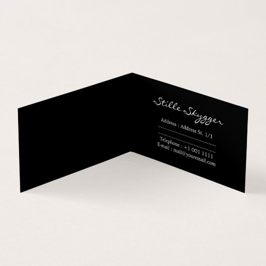  heldere Abstracte kunst Visitekaartje (Binnen)