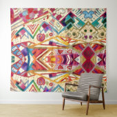 Heldere Abstracte Kunst Wandkleed (In Situ (horizontaal))