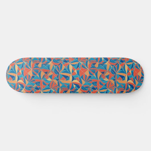 Heldere Abstracte moderne gepatenteerde urban stre Persoonlijk Skateboard (Horizontaal)