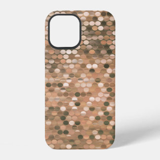 Heldere abstracte mozaïekachtergrond met glo iPhone 12 hoesje