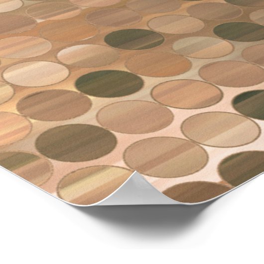 Heldere abstracte mozaïekachtergrond met glo poster (Hoek)