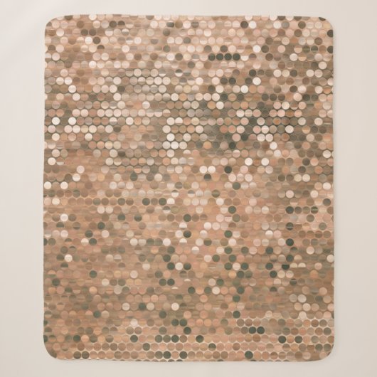 Heldere abstracte mozaïekachtergrond met glo sherpa deken (Voorkant)