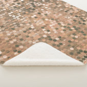 Heldere abstracte mozaïekachtergrond met glo sherpa deken (3/4)