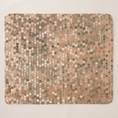 Heldere abstracte mozaïekachtergrond met glo sherpa deken (Voorkant (horizontaal))