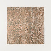 Heldere abstracte mozaïekachtergrond met glo wandkleed (Voorkant (horizontaal))
