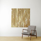 Heldere abstracte mozaïekgolden achtergrond met gl wandkleed (In situ)