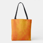 Heldere abstracte mozaïekoranje achtergrond met gl tote bag (Achterkant)