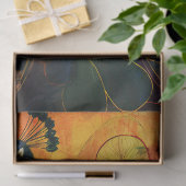 Heldere Abstracte Pauw Decoupage Tissuepapier (Geschenk)
