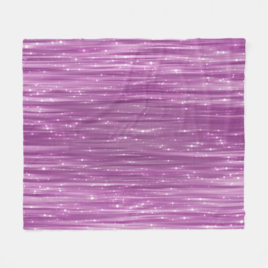 Heldere abstracte roze achtergrond met glitter fleece deken (Voorkant (Horizontaal))