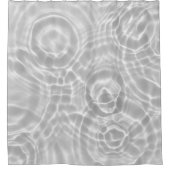 Heldere Abstracte textuur van het wateroppervlak Douchegordijn (Voorkant)