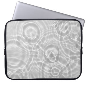 Heldere Abstracte textuur van het wateroppervlak Laptop Sleeve