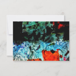 Heldere abstracte uitnodiging. Gewone recycle text Kaart