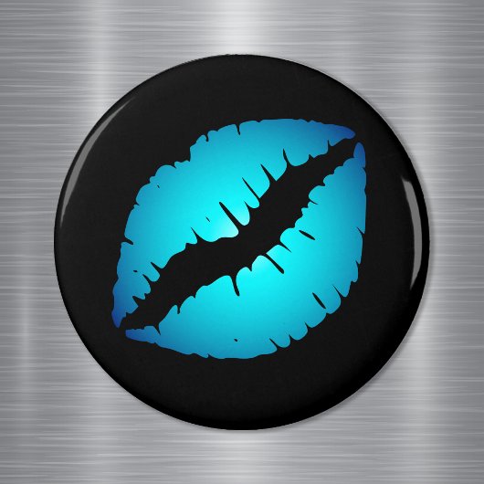 Heldere Aqua Blue Ombre ziet er uit Magneet