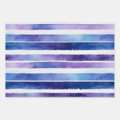 Heldere aquarel strepen verpakken van papieren vel (Voorkant)