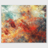 Heldere artistieke spatten. Abstracte verfkleur Cadeaupapier (Vlak)