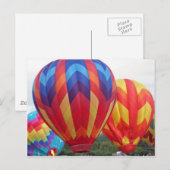 Heldere ballon briefkaart (Voorkant / Achterkant)