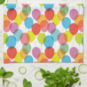 Heldere ballons keukenhanddoeken (Gevouwen)