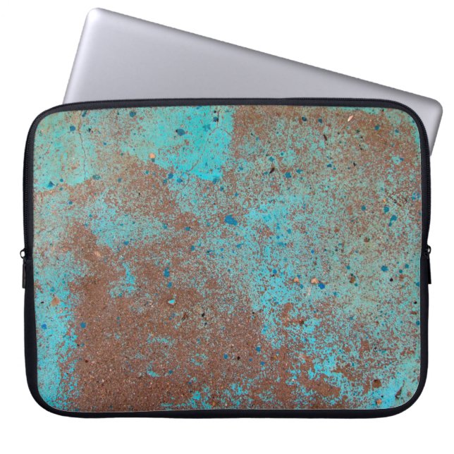 Heldere beelden op de wand van de vloerabstractie, laptop sleeve (Voorkant)