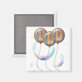 Heldere bellen achtergrond magneet (Voorkant / Achterkant)