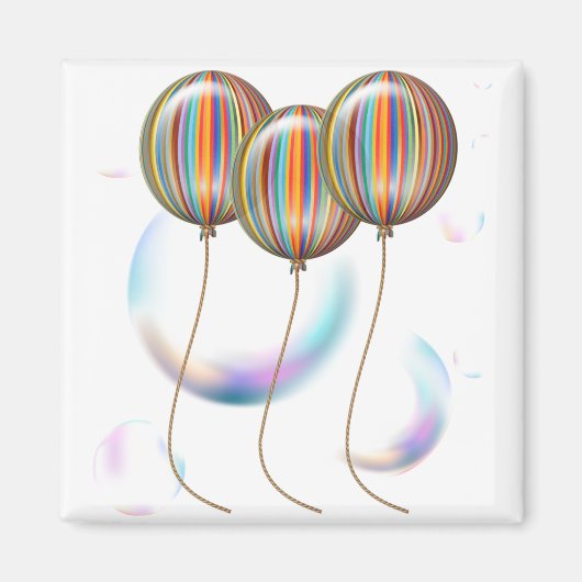 Heldere bellen achtergrond magneet (Voorkant)