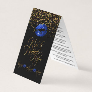 Heldere Blauwe Lippen & de Gouden Instructies van Visitekaartje