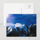 Heldere blauwe lucht met wolken briefkaart (Voorkant / Achterkant)
