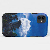 Heldere blauwe lucht met wolken Case-Mate iPhone case (Achterkant (horizontaal))