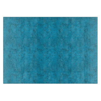 Heldere blauwe textuur MED-glazen snijvlak Snijplank