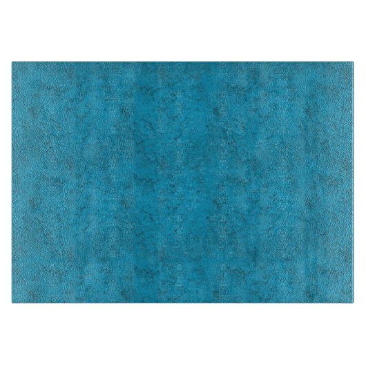 Heldere blauwe textuur MED-glazen snijvlak Snijplank (Voorkant)