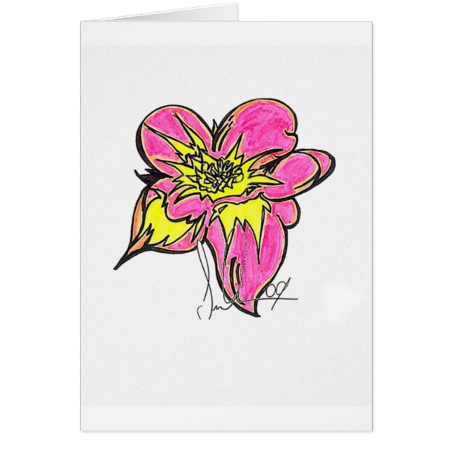 Heldere bloem (Voorkant)