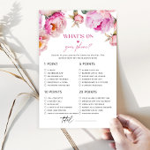 Heldere bloemblaadjes pioen wat er op je telefoon