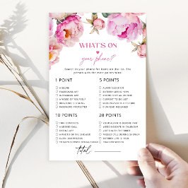 Heldere bloemblaadjes pioen wat er op je telefoon 