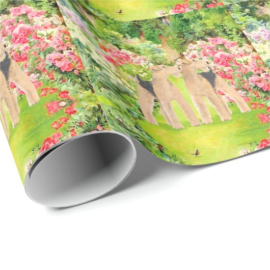 Heldere bloemen cadeaupapier (Rol Hoek)