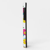 Heldere bloemen op wit Case-Mate iPhone case (Achterkant/links)