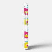 Heldere bloemen op wit Case-Mate iPhone case (Achterkant / Links)