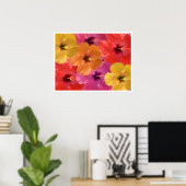 Heldere bloemen poster (Thuiskantoor)