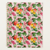 HELDERE  BLOEMENBLOEI OP ROZE SIERKUSSEN PLANNER (Voorkant)