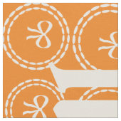 Heldere Bogen & Monogram Patroon Stof (Close Up)