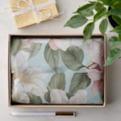 Heldere botanische bloemen tissuepapier (Geschenk)