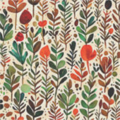 Heldere botanische print op maat sticker (Voorkant)