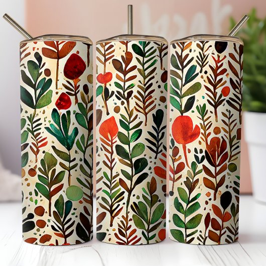 Heldere botanische print op maat sticker