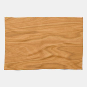Heldere bruine houten achtergrond theedoek