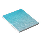Heldere Calm Blue Zee Ripples Notitieblok (Schuin)
