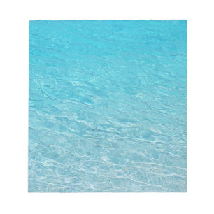 Heldere Calm Blue Zee Ripples Notitieblok