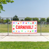 Heldere carnavalsbanner spandoek (Insitu)