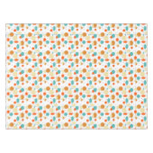 Heldere cirkels en lijnen Mid Century Modern Tafelkleed (Voorkant (Horizontaal))