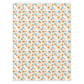 Heldere cirkels en lijnen Mid Century Modern Tafelkleed (Voorkant)