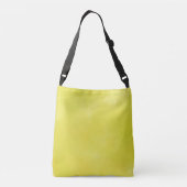 Heldere citroengele gradiënt crossbody tas (Achterkant)