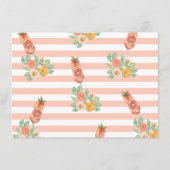 Heldere cocktail advies voor de bruid te zijn informatiekaartje (Achterkant)