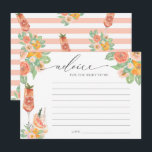 Heldere cocktail advies voor de bruid te zijn informatiekaartje<br><div class="desc">Al uw toekomstige partijgasten zullen door dit ontwerp worden beloond! Pas het aan je wensen aan.</div>